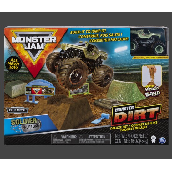 Xe ô tô Playset thách thức chướng ngại vật Monster Jam