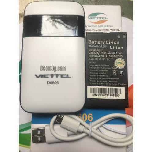 PIN CỤC PHÁT WIFI VIETEL D6606 HVL01 ZIN HÃNG