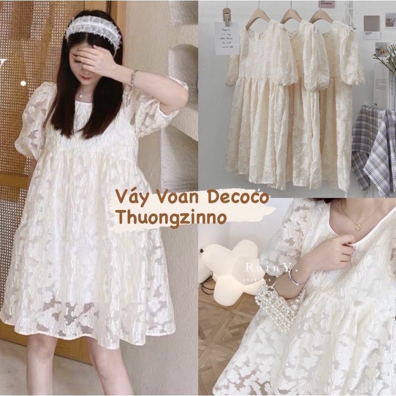 [Ảmh thật/Video]Đầm VOAN JISOOO SANG CHẢNH HOẠ TIẾT VOAN HOA CÔNG CHÚA