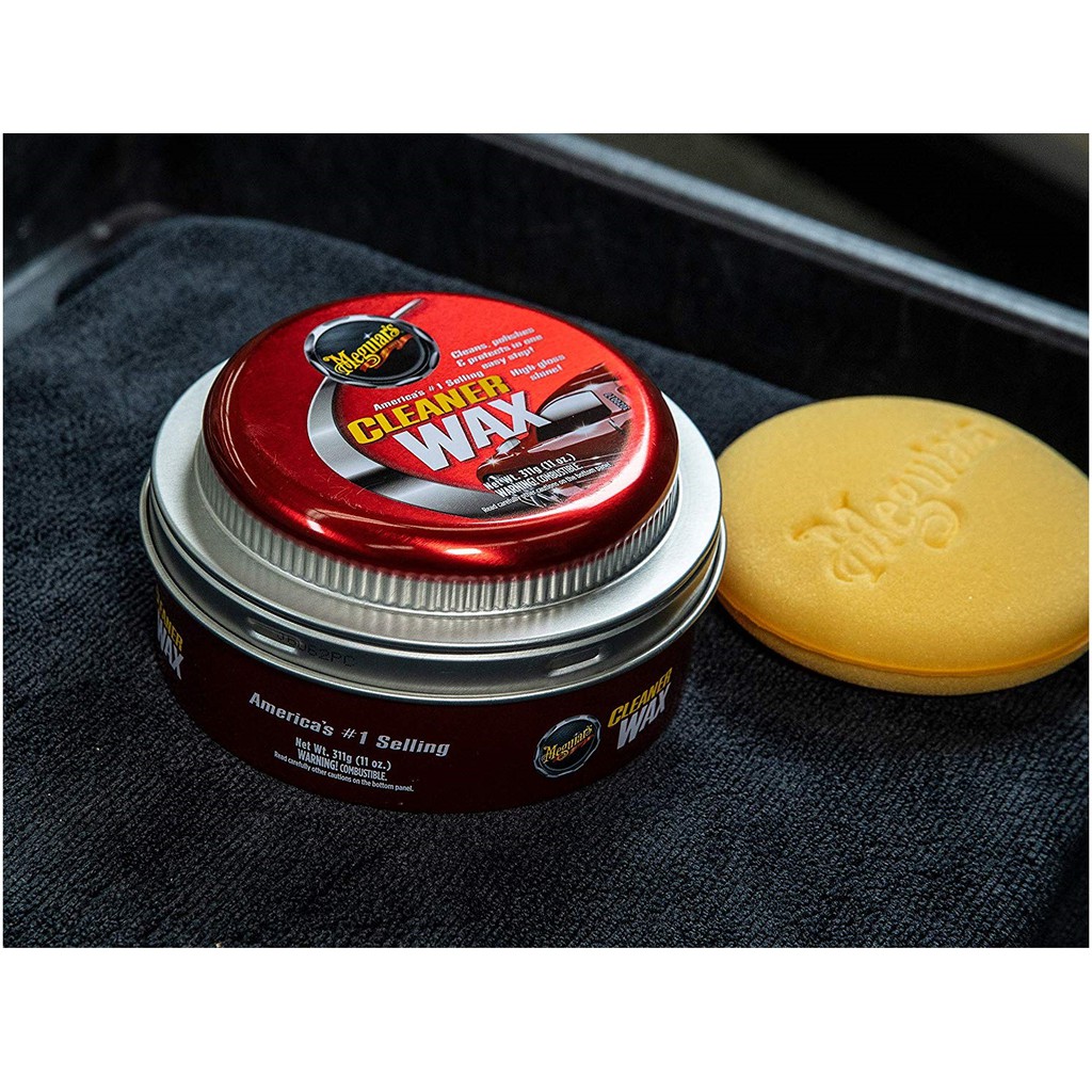 [Mã LTP50 giảm 50000 đơn 150000] Meguiar's Sáp wax bóng bề mặt sơn ô tô - Paste Wax Cleaner - A1214, 331g