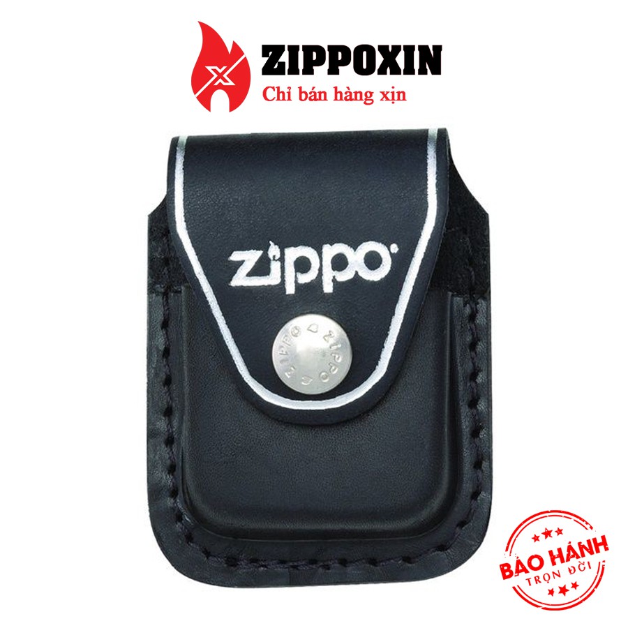 [Phụ Kiện Chính Hãng] Bao Da Zippo Đen ZĐ1 - Bao Zippo Da Thật 100% Giá Cực Tốt