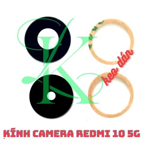 Kính camera thay thế xiaomi Redmi 10 5g kèm keo dán