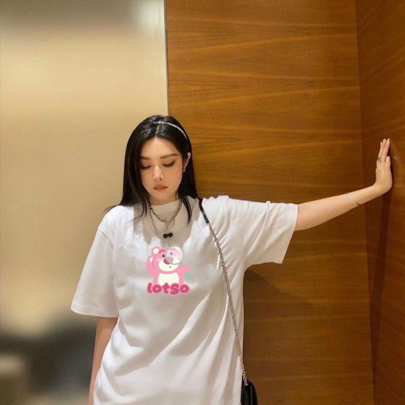 Áo thun táy lỡCó size Full màugấu Lotso