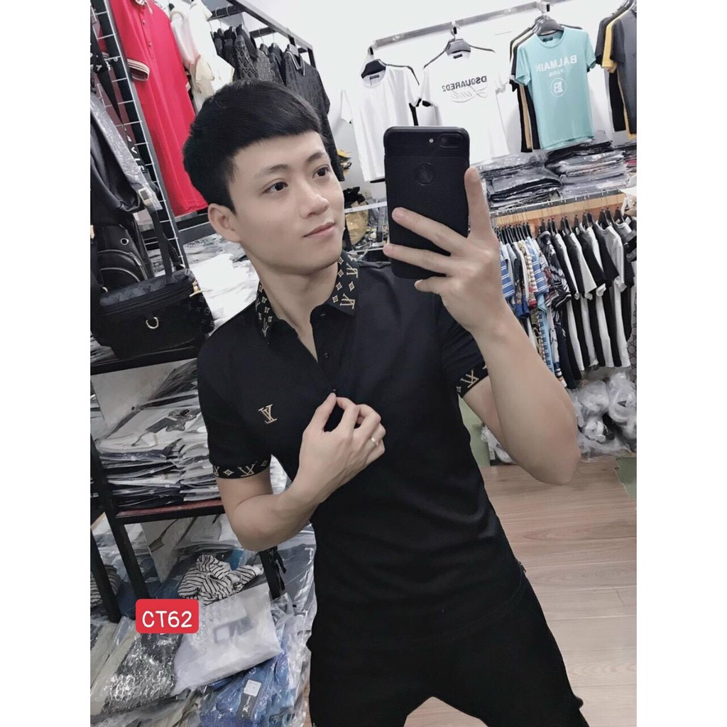 Áo Thun Nam, Áo Phông Nam, Dáng Ôm Body, Không Nhăn, Không xù Hit Hót Thời Trang Cao Cấp tp_shop_87 ms6009