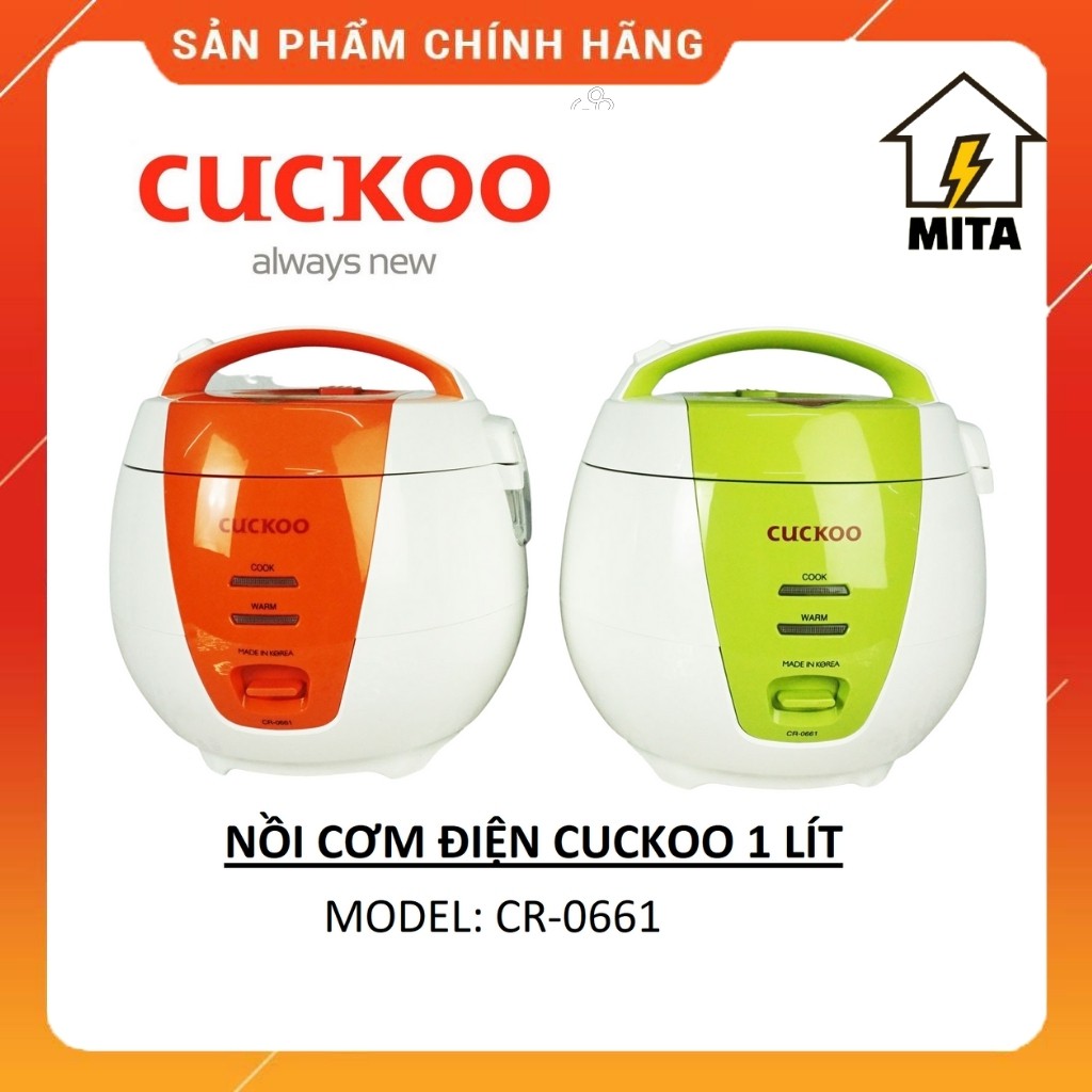 Nồi Cơm Điện Cuckoo 1 lít - CR0661 - Chính Hãng - MITA