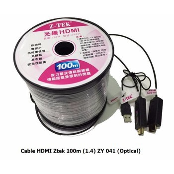 Cáp HDMI quang ZTEK 1.4 50m ZY 040, 100m ZY 041 Optical