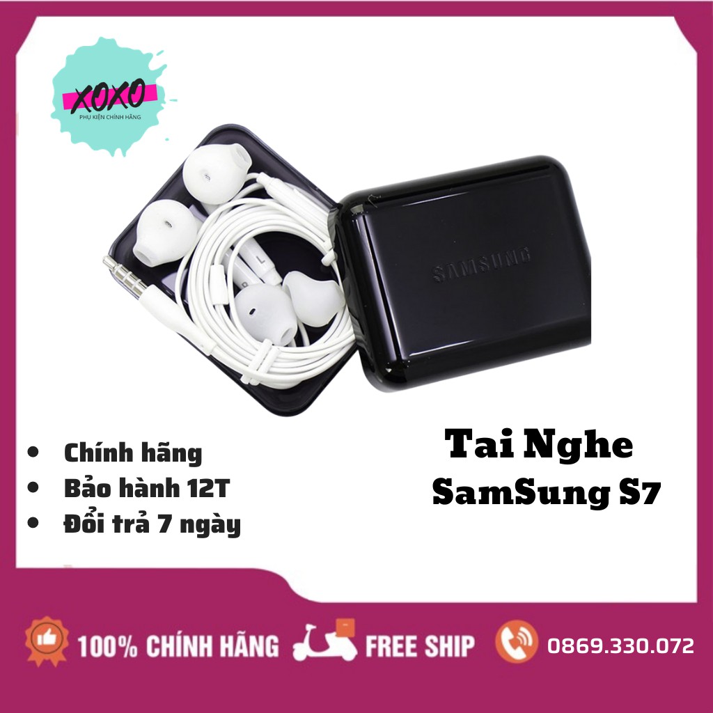 Tai Nghe Samsung S7 ⚡Hàng Chính Hãng⚡ BÁO HÀNH 12 THÁNG | Đổi trả 7 ngày.|