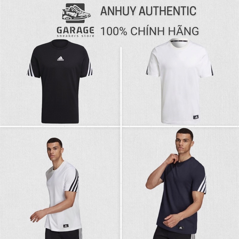 [100% HÀNG CHÍNH HÃNG] Áo phông Adidas 3 sọc tay  thể thao - GP4118
