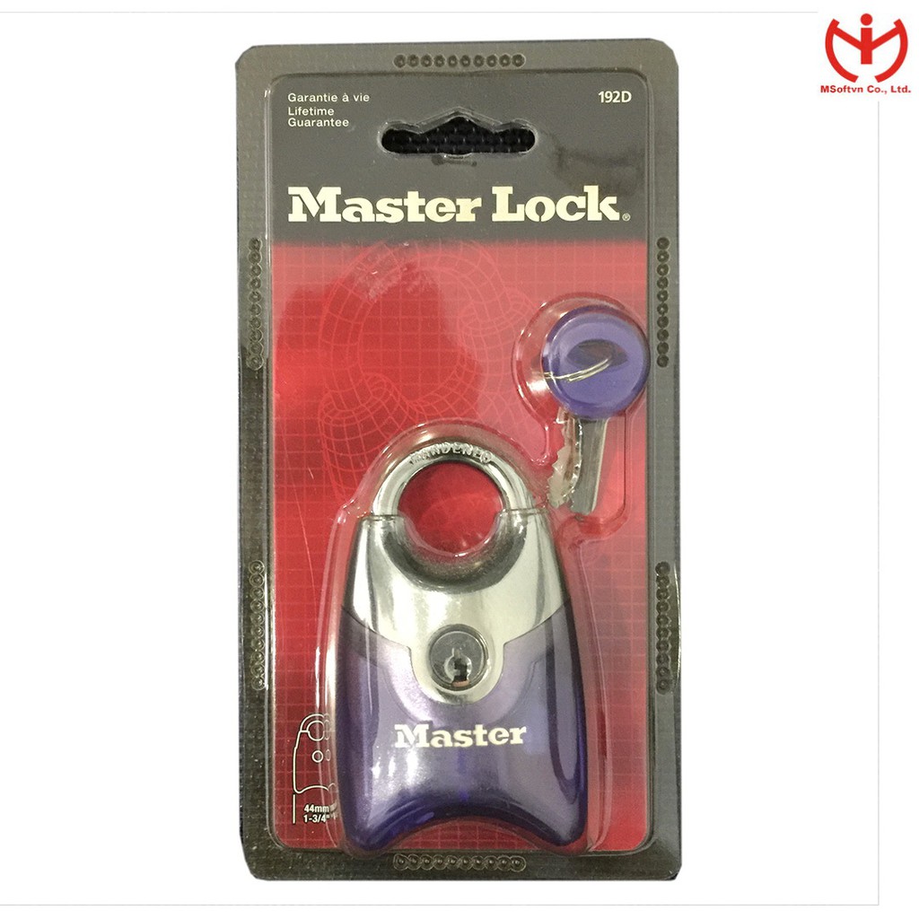 [Hỏa tốc HCM] Ổ khóa Master Lock 192 EURD Thân Rộng 40mm