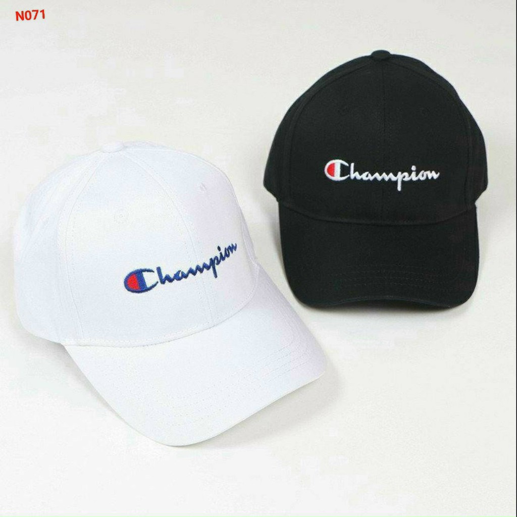 &lt;Hot&gt; Nón lưỡi trai unisex nam nữ nhiều màu, form chuẩn, hàng đẹp (CHAMPION)