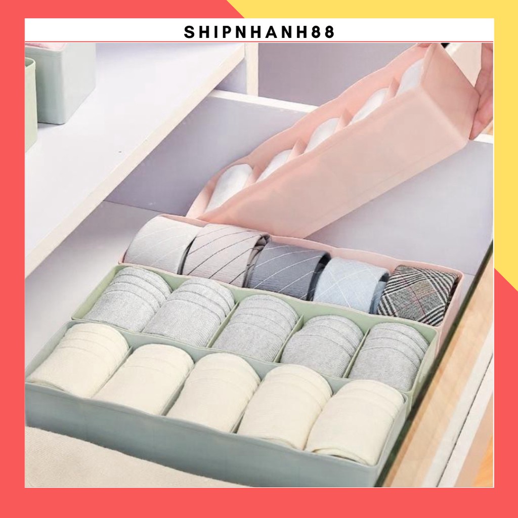 Hộp Đựng Đồ Lót, Vớ Tất, 5 Ngăn Đa Năng Tiết Kiệm Không Gian - Khay đựng phụ kiện, Mỹ Phẩm 88102 SHIPNHANH88