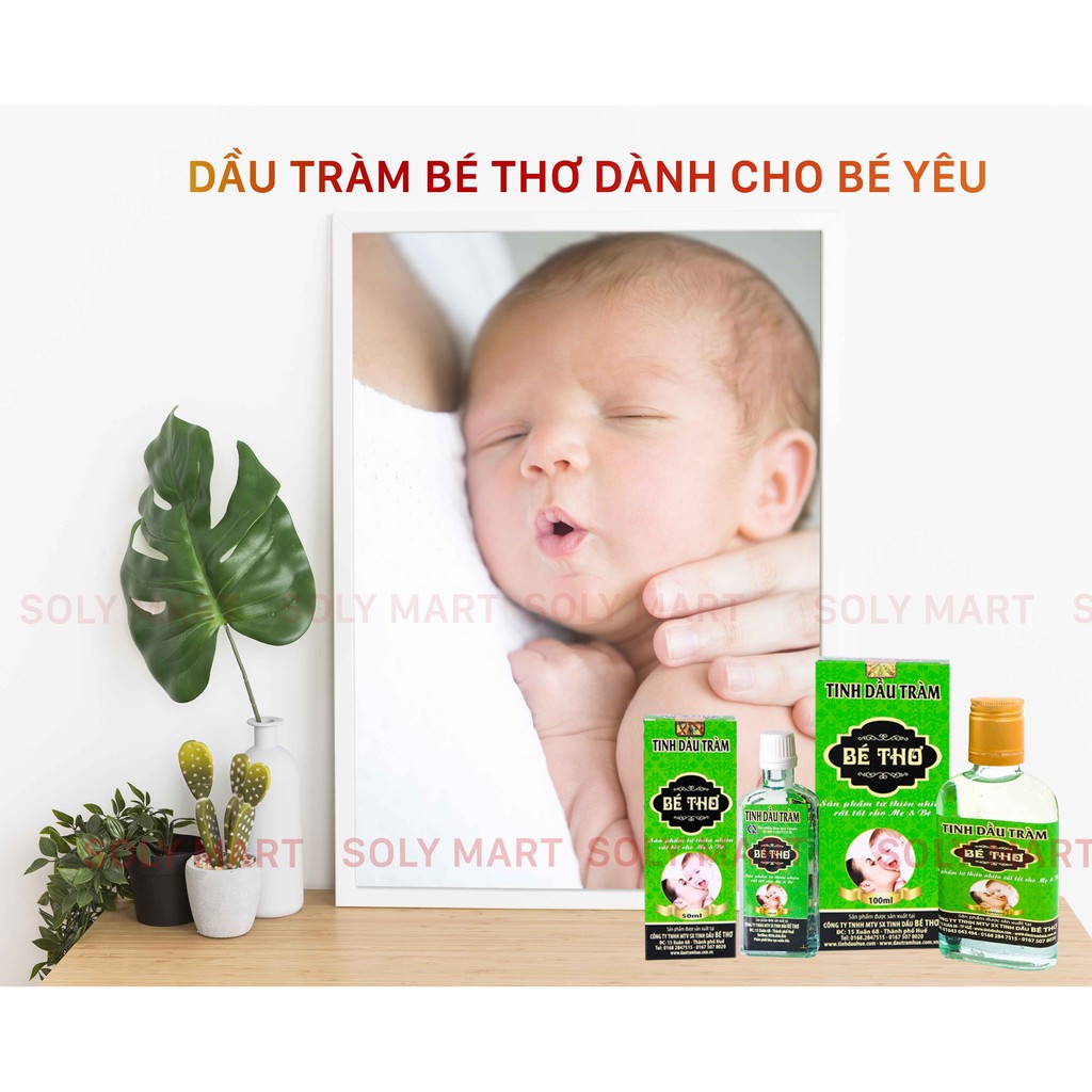 DẦU TRÀM BÉ THƠ HUẾ 50ML - NGUYÊN CHẤT