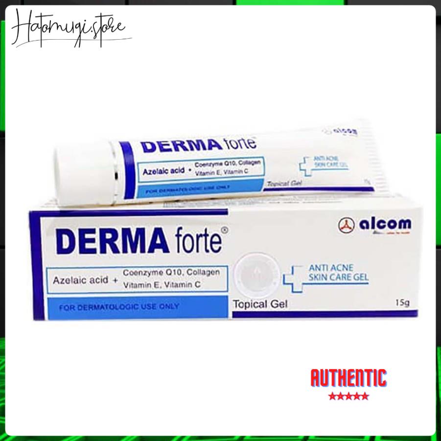 Gel bôi mụn derma [Sạch mụn- Hàng Auth] Giảm mụn mờ thâm Derma Forte 15g