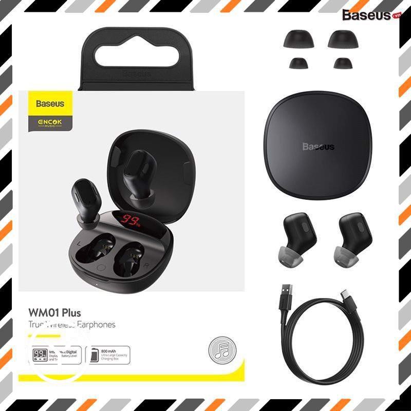 Tai Nghe Nhét Tai Không Dây Baseus Encok True Wireless Earphones WM01 Plus Hàng Chính Hãng