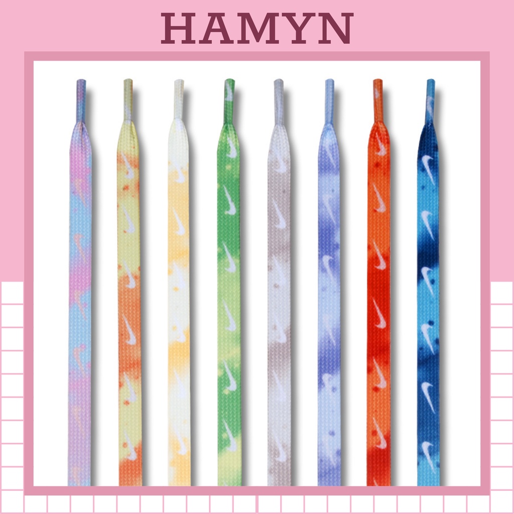 Dây Giày 120cm 160cm Custom AJ1 Jordan Bản Dẹt Cá Tính Độc Lạ - HAMYN