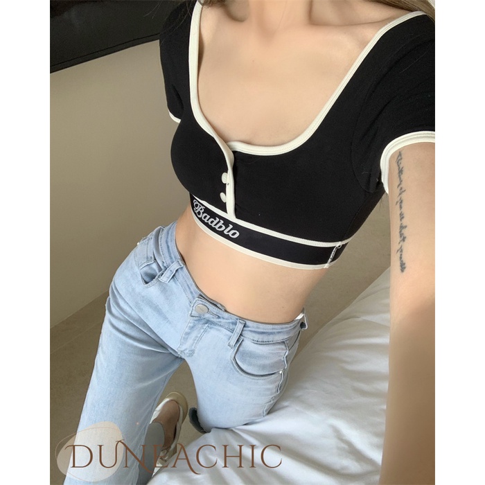 Set đồ thể thao DUNEA phong cách cổ điển gợi cảm cho nữ
