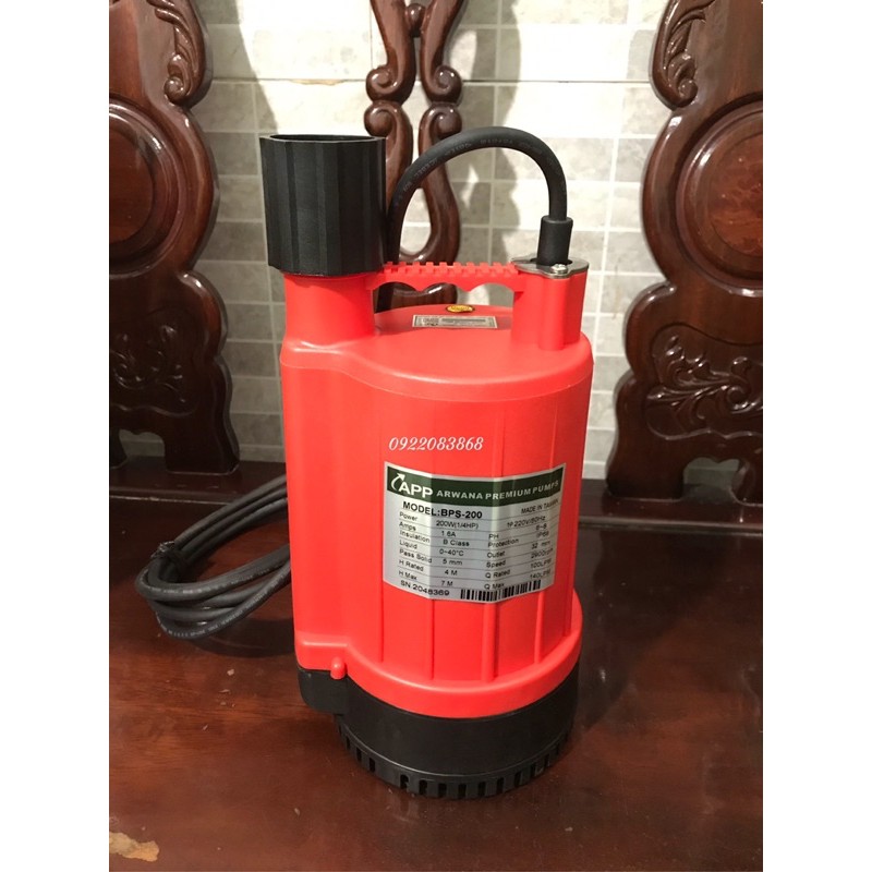 Máy Bơm Chìm Chính Hãng App - BPS 200