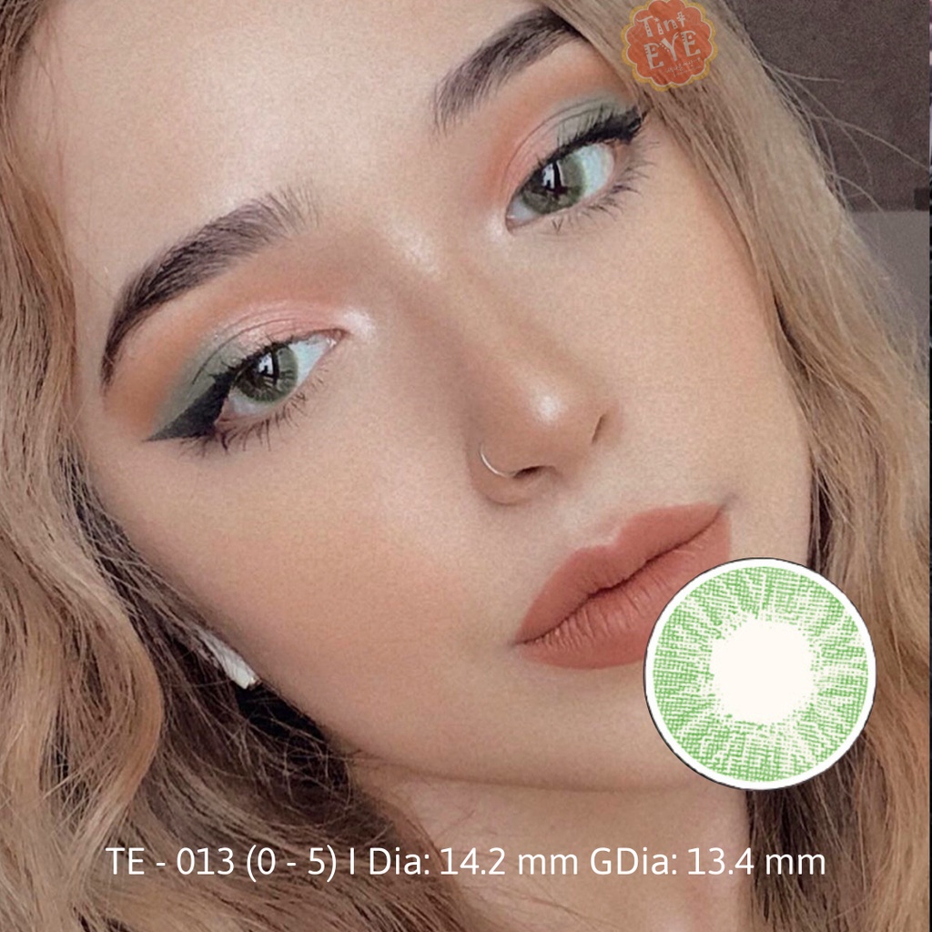 [Tặng Combo 175k] Kính Áp Tròng Cận Green Pearl Sale 56% Tinteye 013 Tặng 1 Nước Ngâm Kính Chuyên Dụng