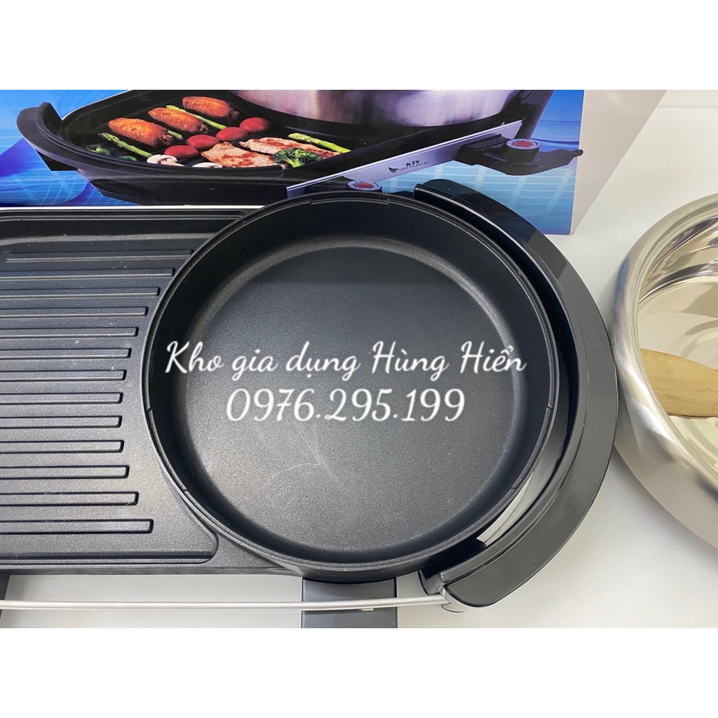 Bếp nướng và lẩu đa năng 2 in 1 - Hàng Chính Hãng