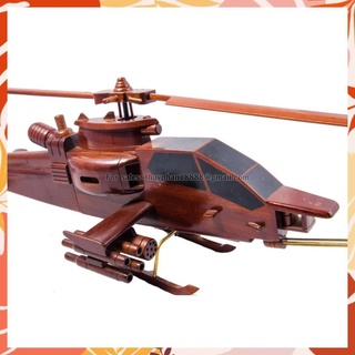 Máy bay mô hình, mô hình máy bay Trực Thăng AH-1 Cobra Helicopter handmade 100% từ gỗ tự nhiên – Mô Hình Xe 102