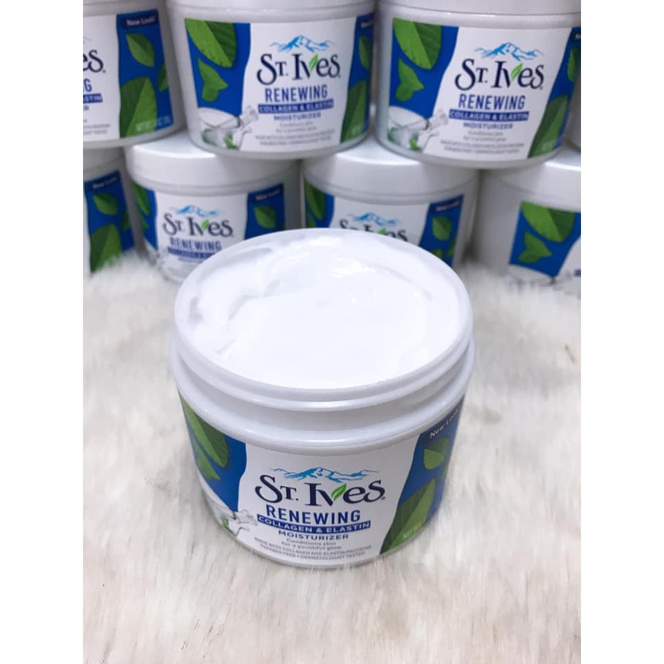 (283g USA) Kem Dưỡng Ẩm St.Ives Renewing Collagen & Elastin Moisturizer