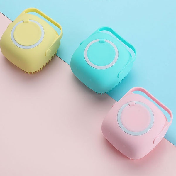 Lược tắm cho chó mèo - bàn chải tắm chó mèo Nupet