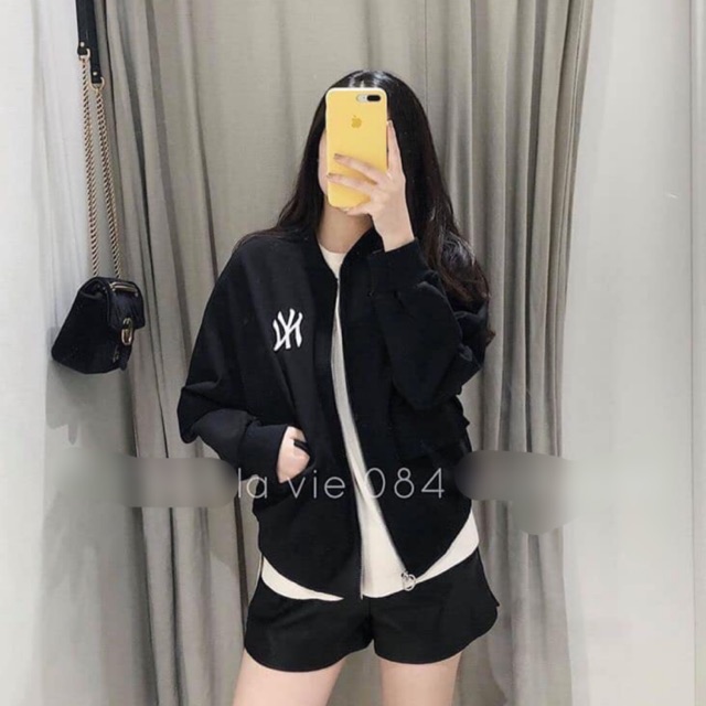 Áo khoác Bomber thêu NY, áo khoác umi khoá tròn | BigBuy360 - bigbuy360.vn