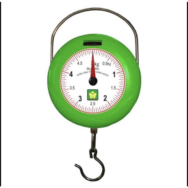 CÂN TREO MINI BỎ TÚI MỘT MẶT SỐ 5kg NHƠN HOÀ (có sẵn), nhỏ gọn,tiện dụng,chính xác,hàng việt giá tốt,giao màu ngẫu nhiên