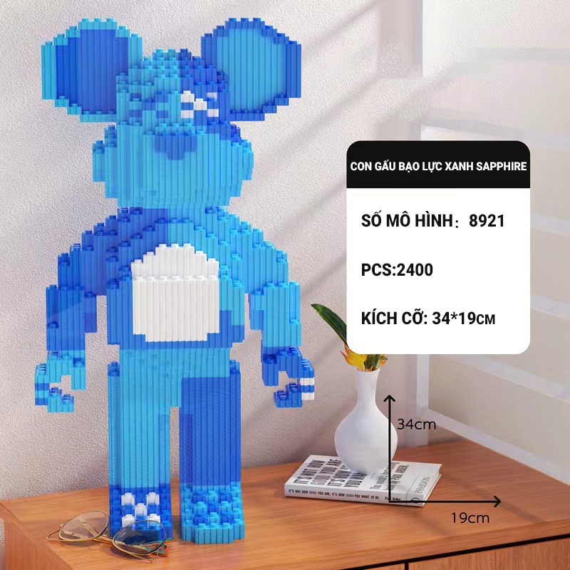 Mới Bộ Đồ Chơi Lắp Ráp Gấu Violent Bears Cho Bé