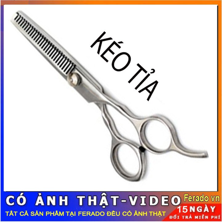 Bộ kéo cắt tỉa tóc (kéo 1 cắt, 1 tỉa)