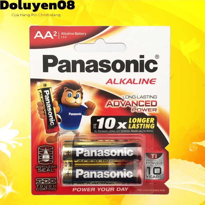 Pin AA 1.5v Alkaline Panasonic LR6T/2B Advanced Power Vỉ 2 viên