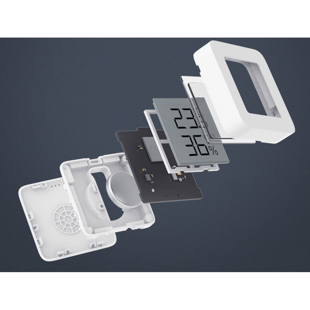 Nhiệt kế Xiaomi Mijia Gen 2, ẩm kế, điều hòa nhiệt độ, độ ẩm trong không khí, độ chính xác cao, bảo hành 12 tháng