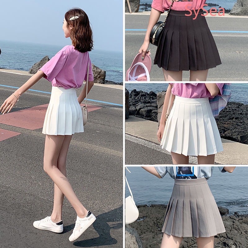 Chân Váy Xếp Li Ngắn Chân Váy Tennis Cạp Cao Chuẩn Đẹp Phong Cách Hàn Quốc | BigBuy360 - bigbuy360.vn