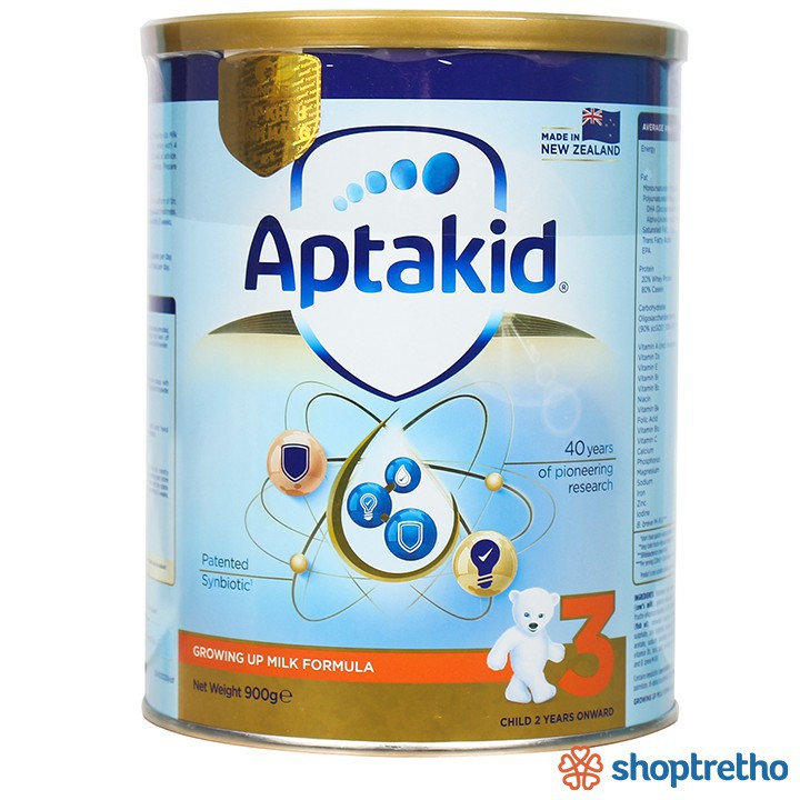 Sữa Aptakid New Zealand số 3 900g