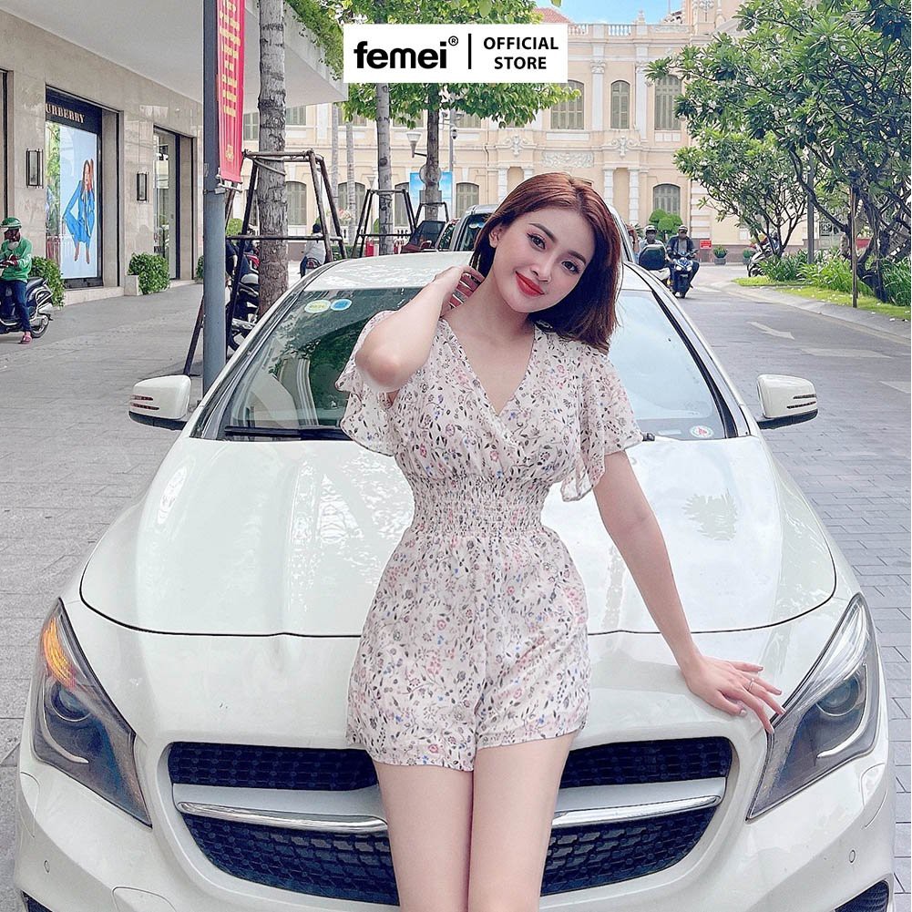 FEMEI - Jumpsuit ngắn hoa nhí HELEN JUM004