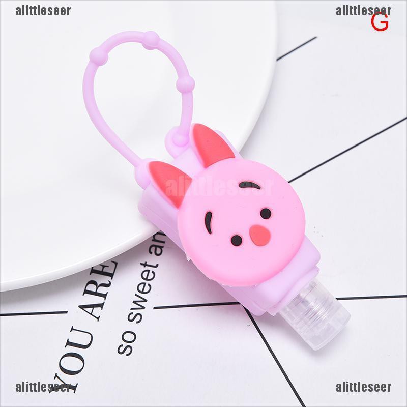 Giá Đỡ Chai Nước Rửa Tay / Chai Nước Rửa Tay Bằng Silicon Hình Động Vật / Bông Hoa Dễ Thương