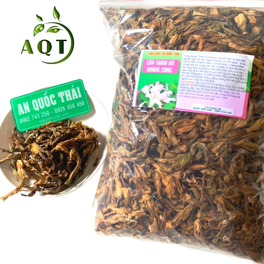 Lá Trinh Nữ Hoàng Cung Khô 1Kg Tốt Cho Người U Xơ, U Nang, Trinh Nữ Hoàng Cung (Thơm, Sạch) Hỗ Trợ U Xơ Tử Cung