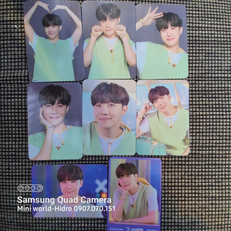 Bộ 8 thẻ ảnh HD BTS 2022 J Hope