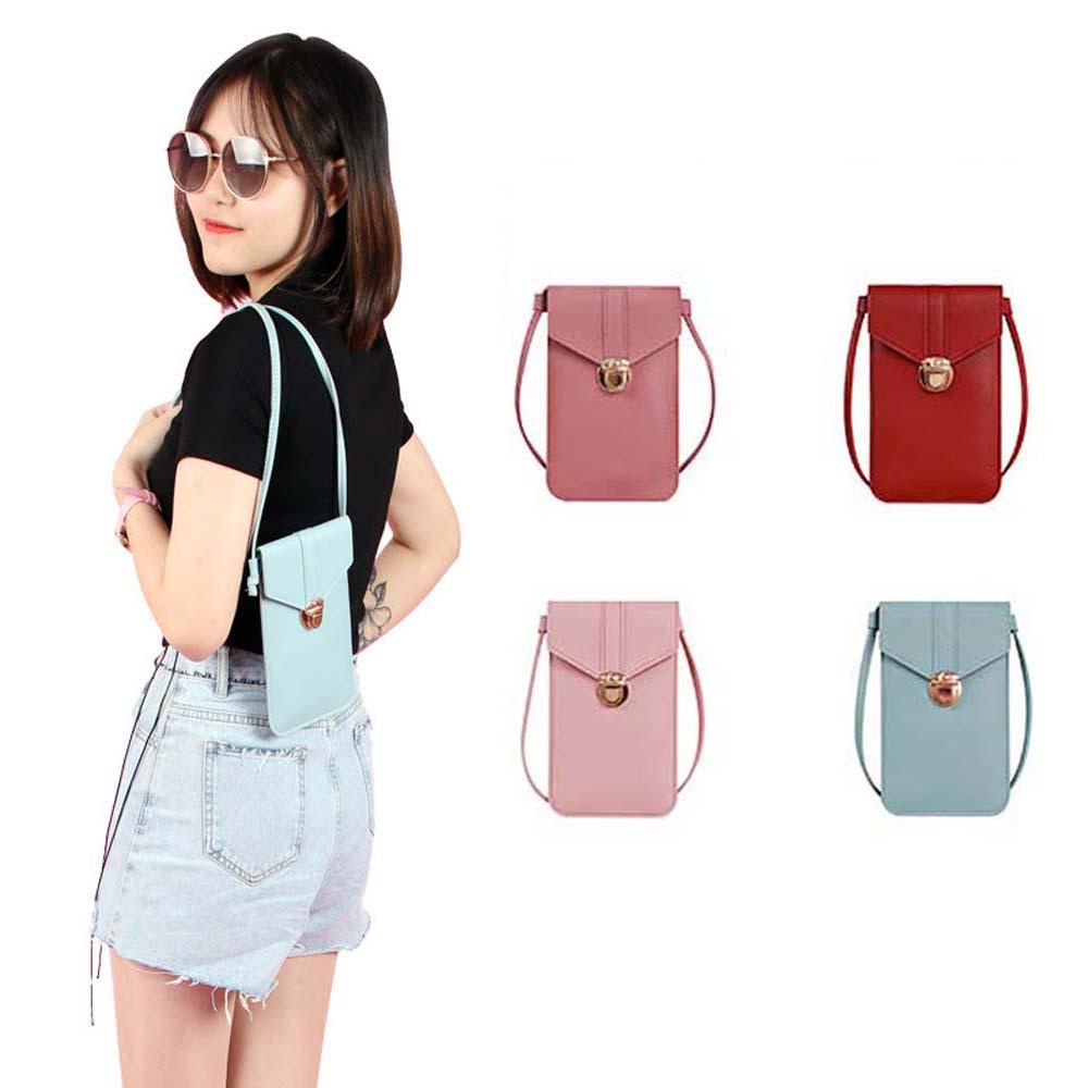 Túi Da PU Đeo Chéo Mini Đựng Điện Thoại Thời Trang