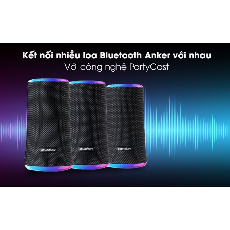 Loa bluetooth ANKER SOUNDCORE Flare 2 20W   | Công nghệ PartyCast, BassUp - A3165 Chính Hãng