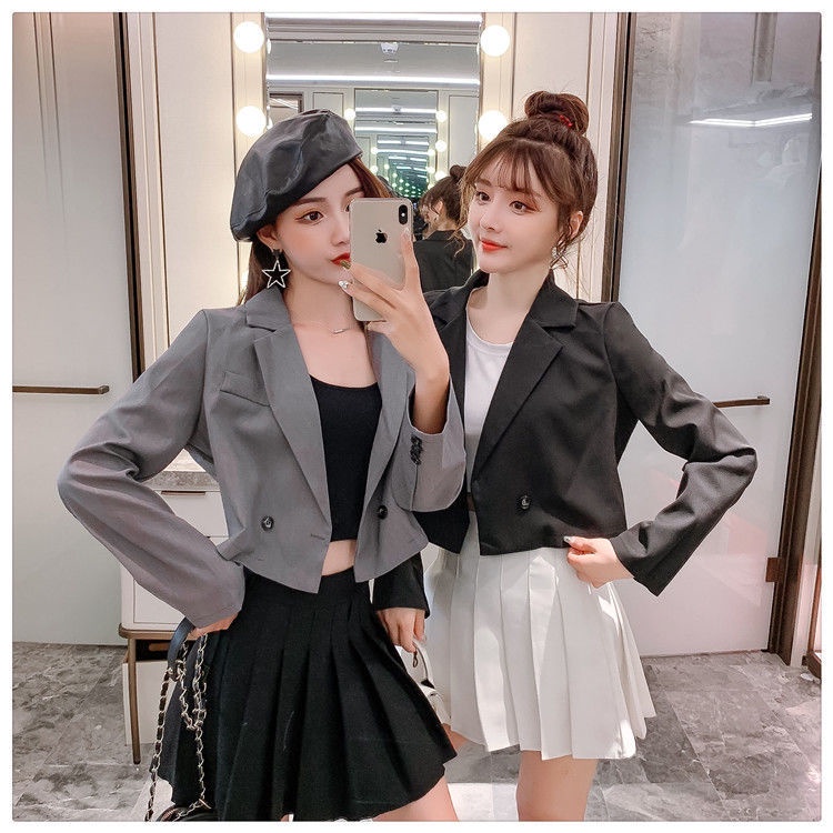 Áo Khoác Dài Tay Thời Trang Mùa Xuân Giản Dị Dành Cho Nữ