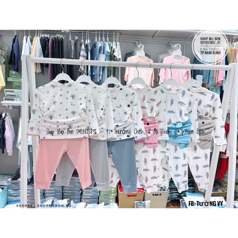 Bộ Avaler dài tay  cho bé trai bé gái