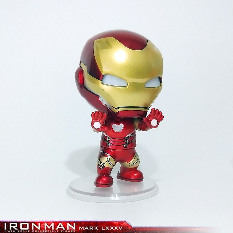 Mô Hình Nhân Vật Iron Man Xww Mk85 Phát Sáng Trang Trí Xe Hơi