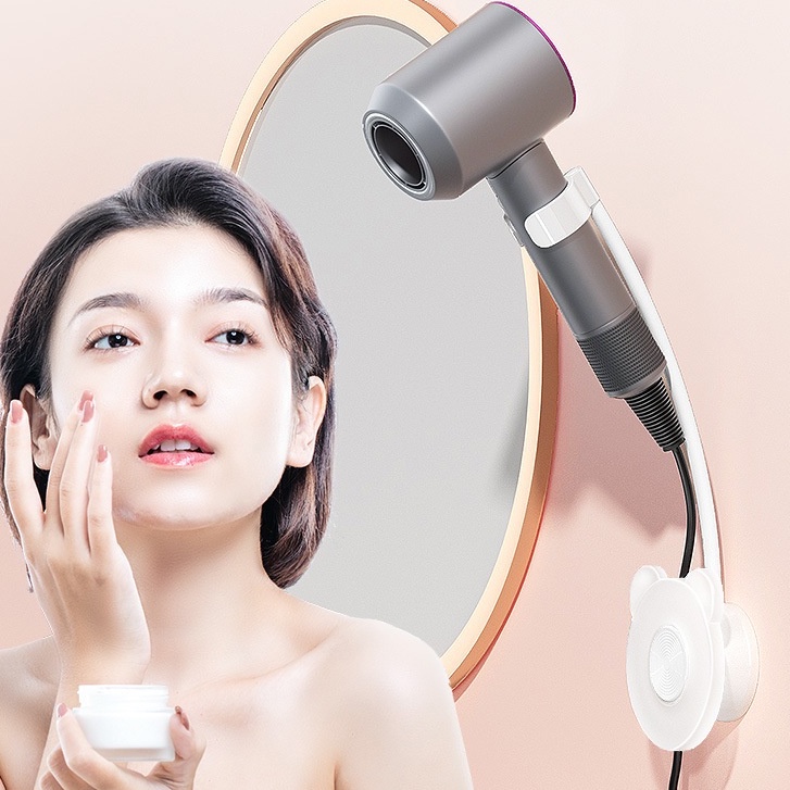 Giá Đỡ Máy Sấy Tóc Gắn Tường Có Thể Điều Chỉnh Góc Tiện Dụng