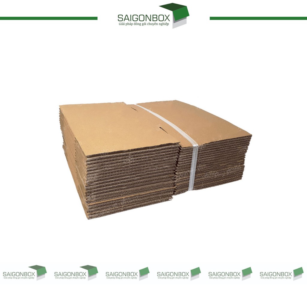 Combo 100 thùng hộp carton size 20x20x15 cm để đóng gói hàng hóa