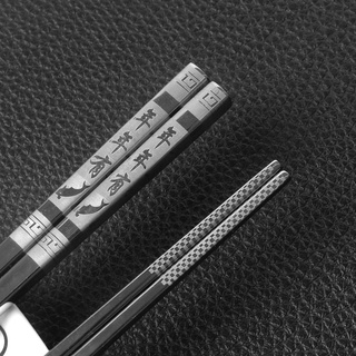 Bộ 5 đôi đũa inox 304"