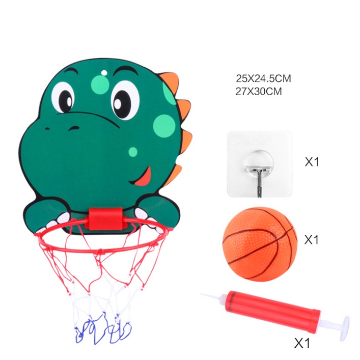 Đồ Chơi Bóng Rổ Treo Tường Hoạt Hình Cho Bé Chơi Trong Nhà