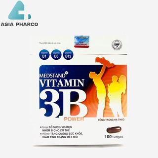 MEDSTAND VITAMIN 3B POWER - giúp bổ sung vitamin nhóm B (B1,B6,B12) cho cơ thể.