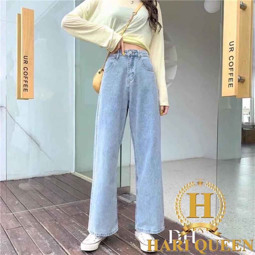 Quần jeans ống rộng nhiều màu DHO1220