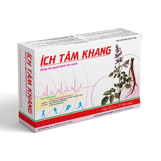 ÍCH TÂM KHANG - Giúp tăng cường sức khoẻ tim mạch